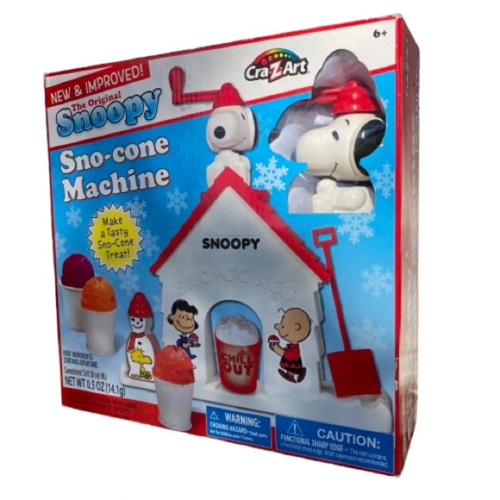 Cra-Z-Art The Original Snoopy Sno-cone Machine Nostalgia NEW In Sealed Box